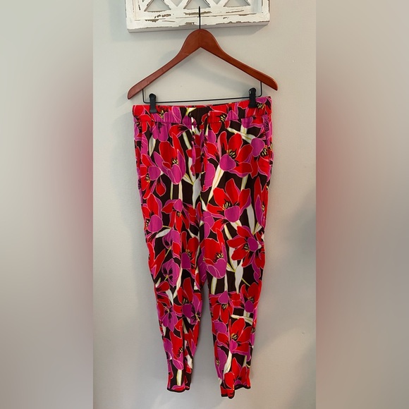 Kate Spade New York Tropical Hutton Lounge Pull On Pant Size 8 - Picture 3 of 13